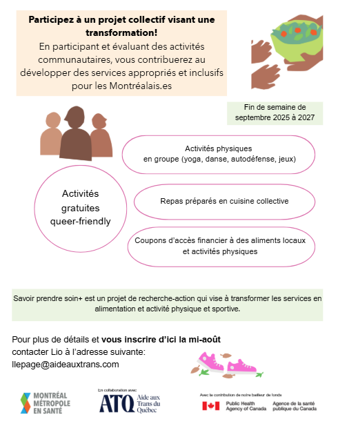 Capture écran de l'affiche pour les activités à Ville-Marie.