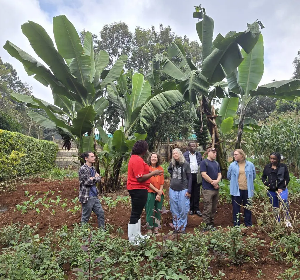 Visite d'un jardin dans le quartier Karen