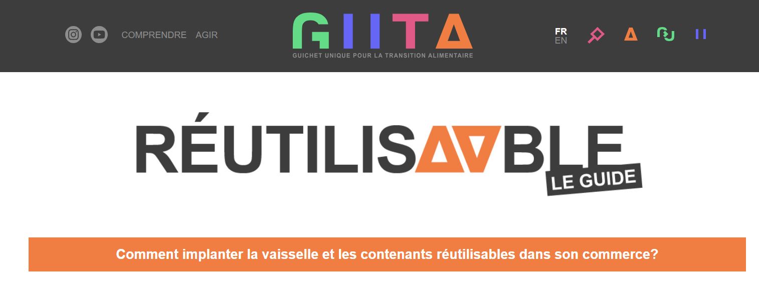 Guide sur les contenants réutilisables