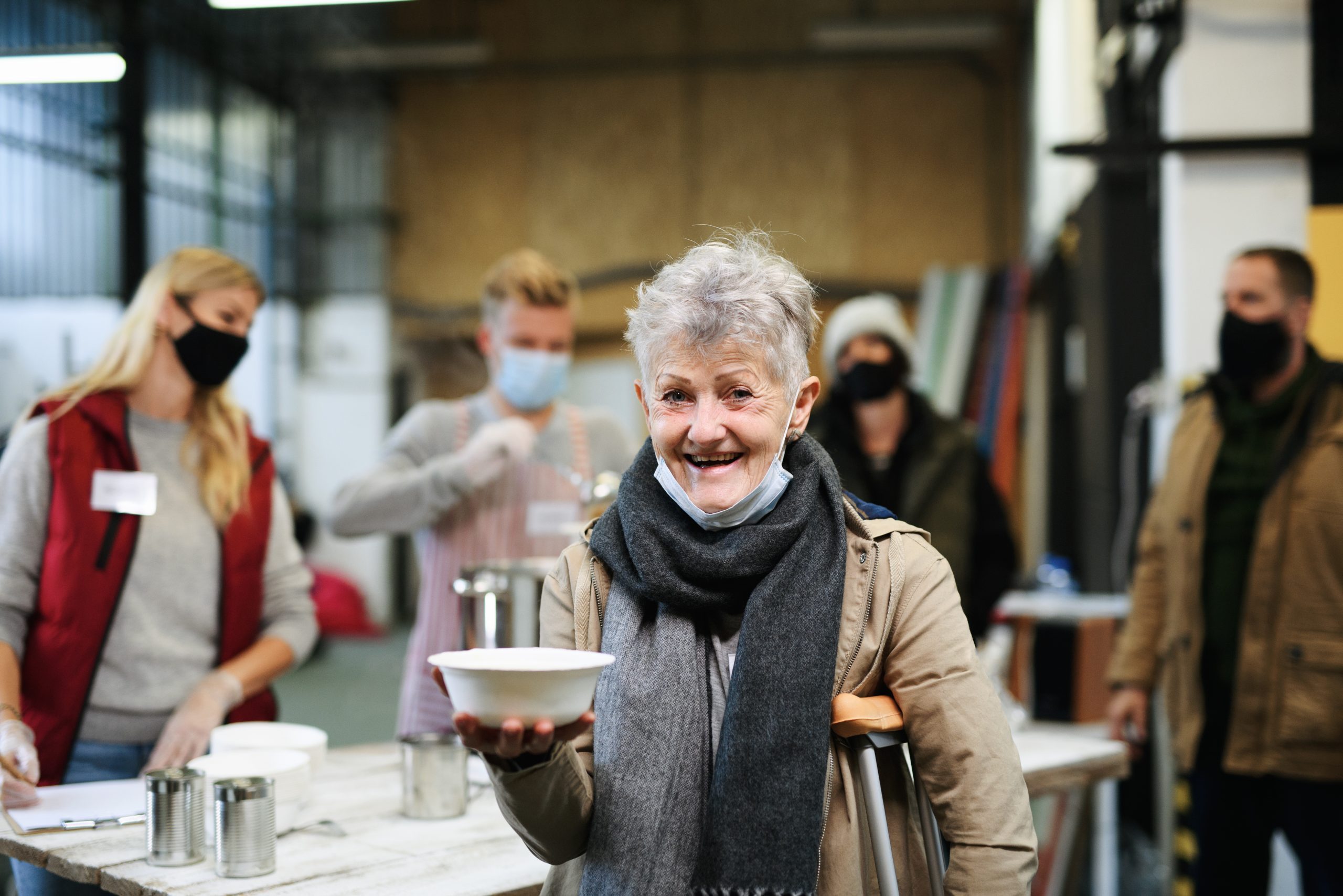 Espace cuisine pour la sécurité alimentaire